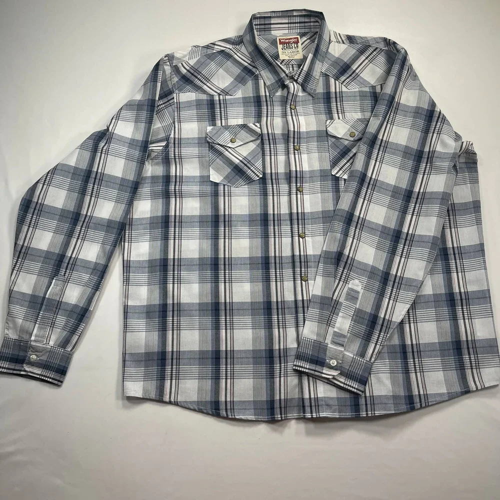 Wrangler, Long-sleeve Shirt, Men's 3XL, In great Condition - Picture 1 of 6